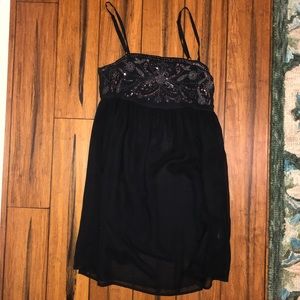 Small Boutique Black Sequined Dress